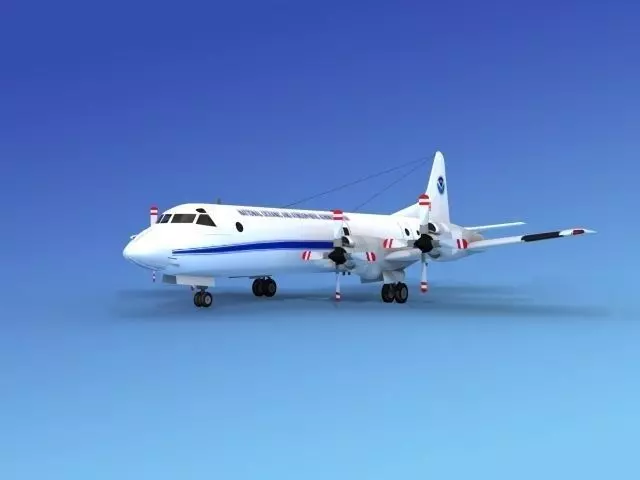 Lockheed P-3 Orion NOAA Hp 3D model_0