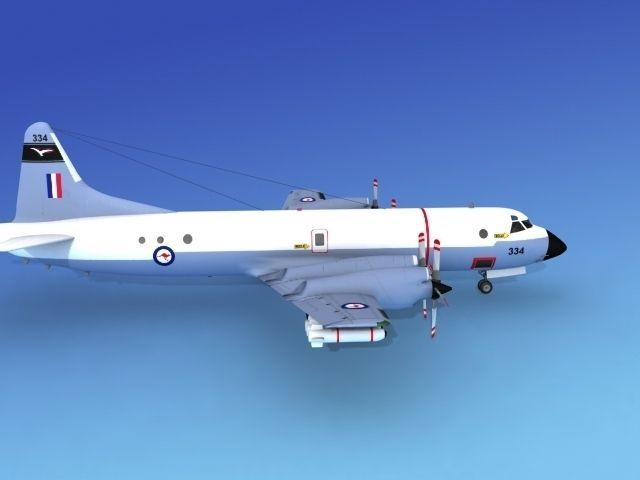 Lockheed P-3 Orion RAN 1 Hp 3D model_4