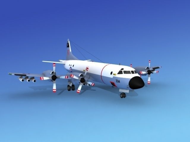Lockheed P-3 Orion RAN 1 Hp 3D model_3