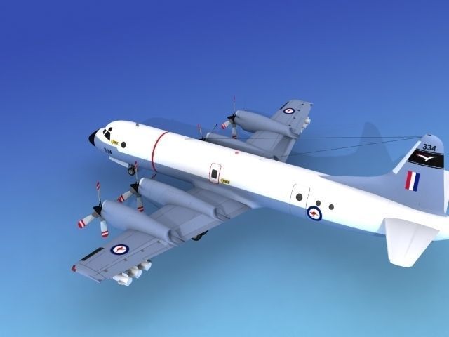 Lockheed P-3 Orion RAN 1 Hp 3D model_11
