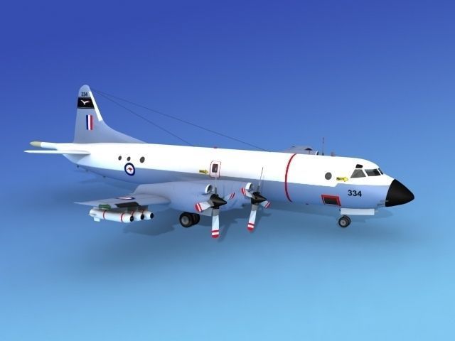 Lockheed P-3 Orion RAN 1 Hp 3D model_5