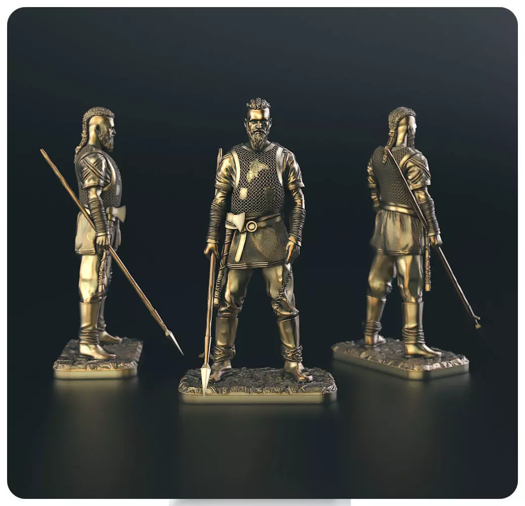 Ragnar Lothbrok 3D print model_0