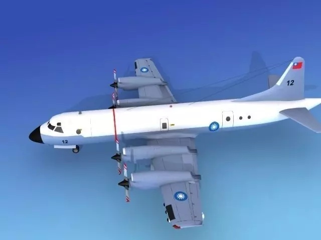 Lockheed P-3 Orion Rep of China Hp 3D model