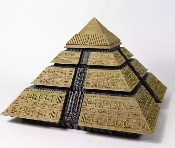 Stargate Ra Pyramid  Model Kit 3D print model