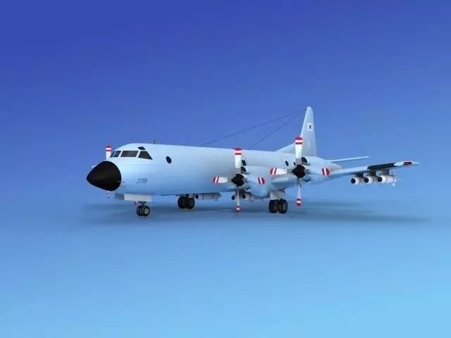 Lockheed P-3 Orion Rep of Korea Hp 3D model