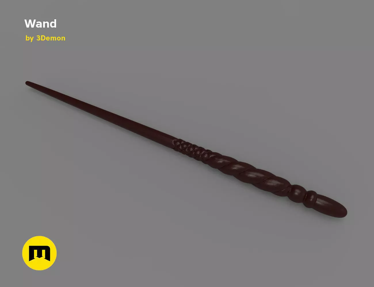 Ginny Weasley Wand - Harry Potter 3D print model_0