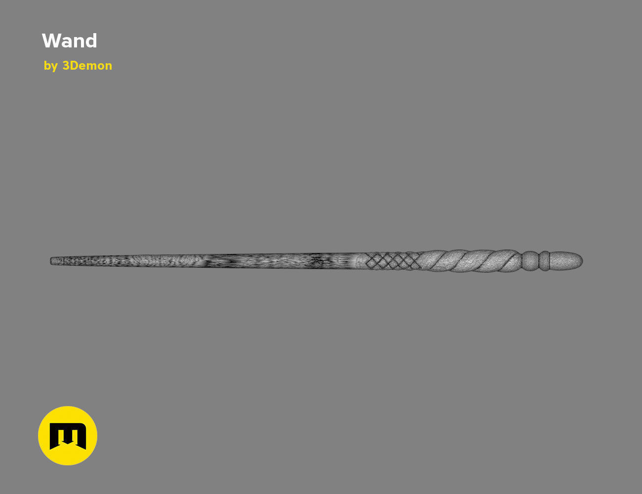 Ginny Weasley Wand - Harry Potter 3D print model_6