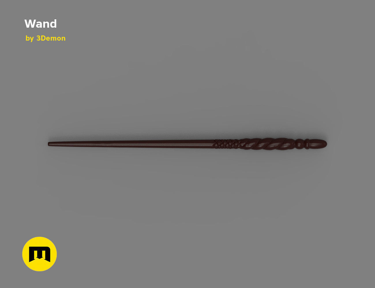 Ginny Weasley Wand - Harry Potter 3D print model_5