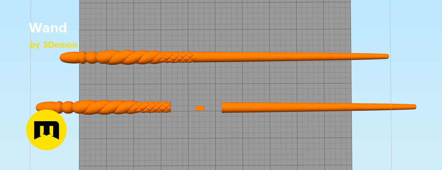 Ginny Weasley Wand - Harry Potter 3D print model_2