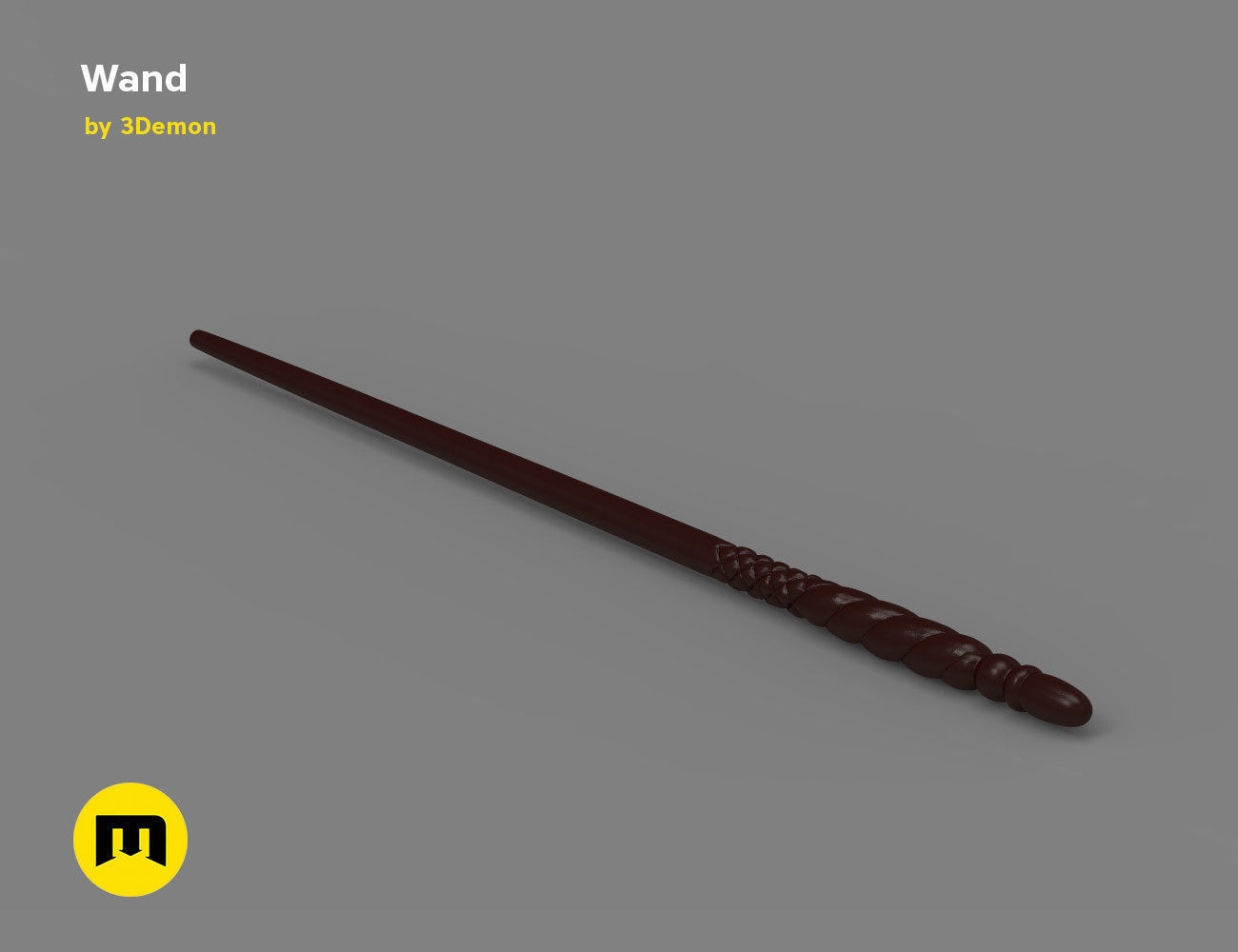 Ginny Weasley Wand - Harry Potter 3D print model_4
