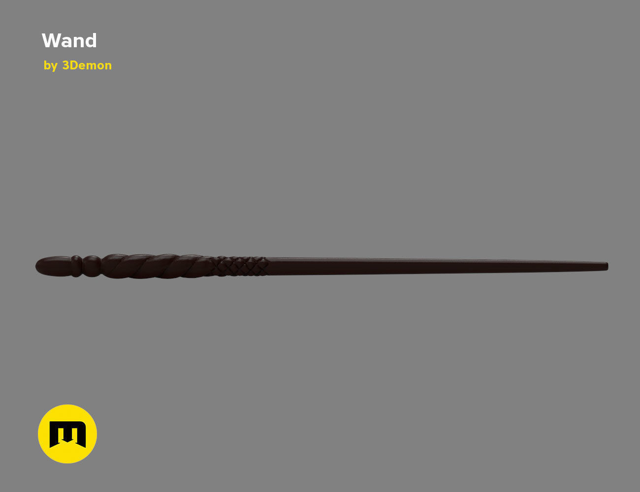 Ginny Weasley Wand - Harry Potter 3D print model_1