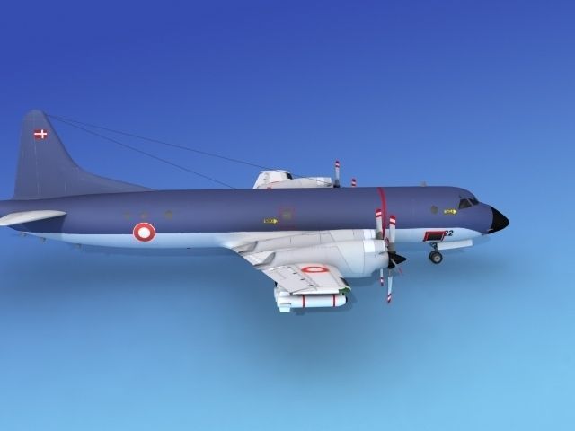 Lockheed P-3 Orion Royal Danish Hp 3D model_5