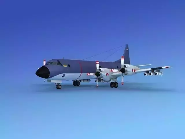 Lockheed P-3 Orion Royal Danish Hp 3D model