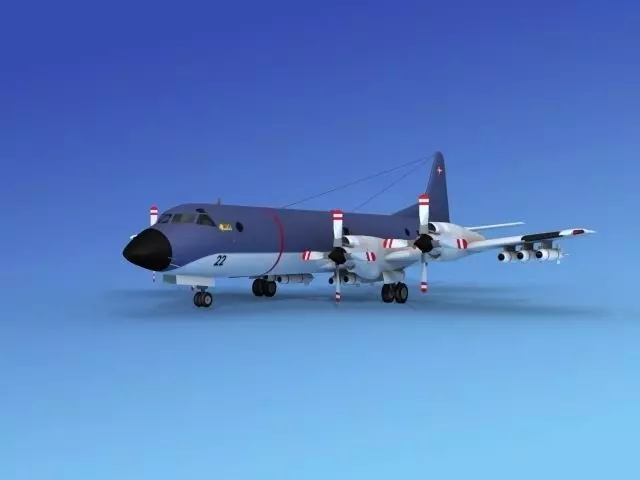 Lockheed P-3 Orion Royal Danish Hp 3D model_0