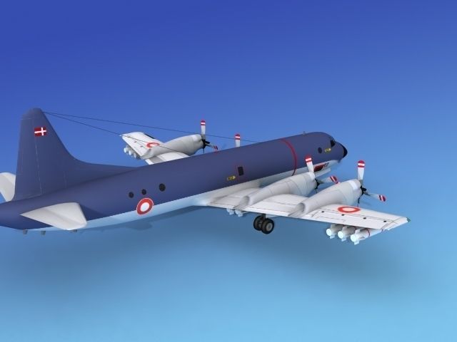 Lockheed P-3 Orion Royal Danish Hp 3D model_8