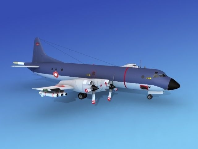 Lockheed P-3 Orion Royal Danish Hp 3D model_4
