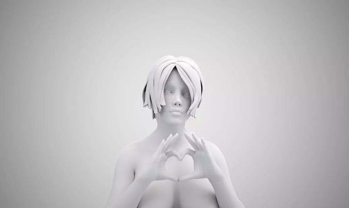 Heart Hands 3D print model_0