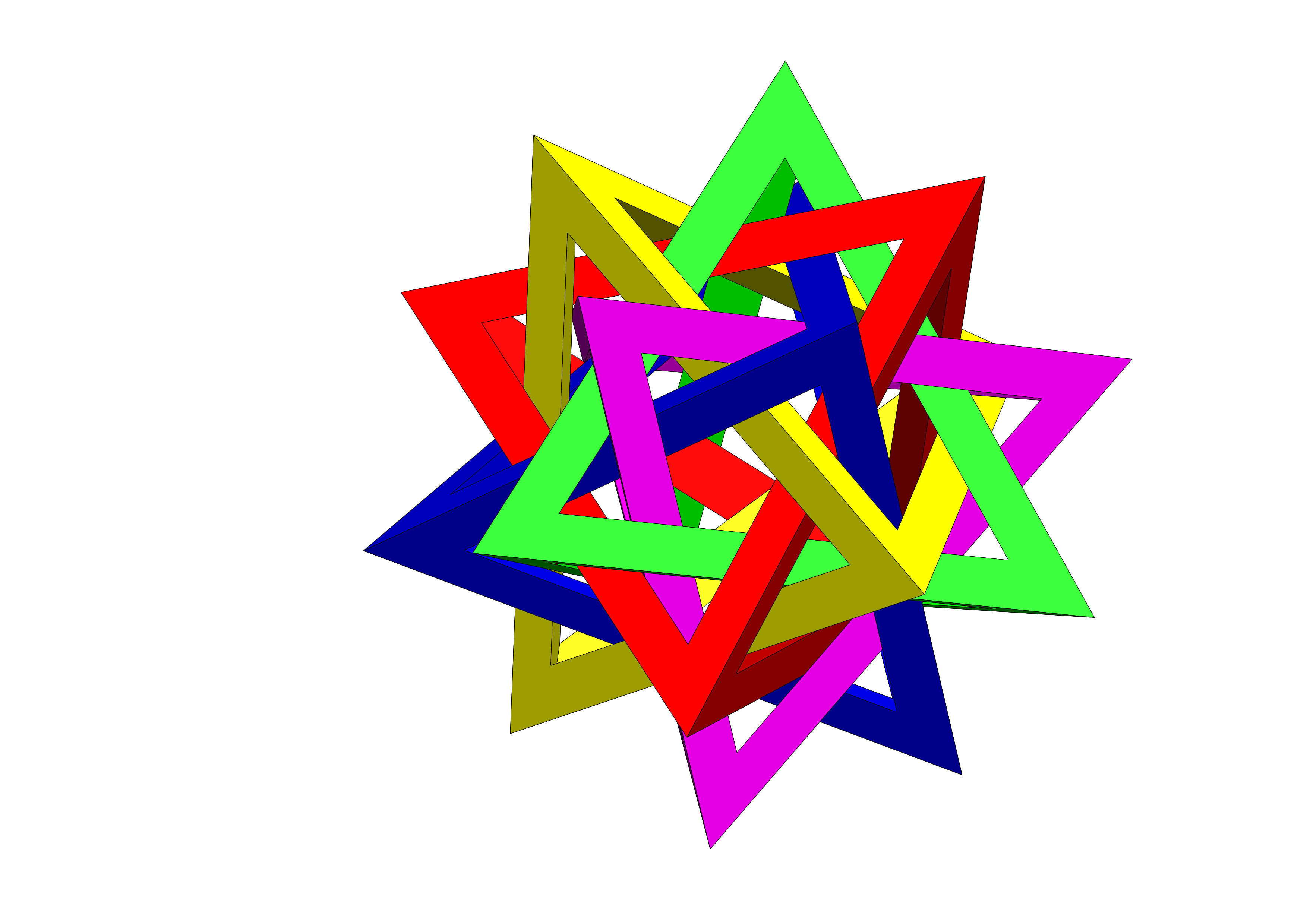 Prickly Dodecahedron 3D model_3