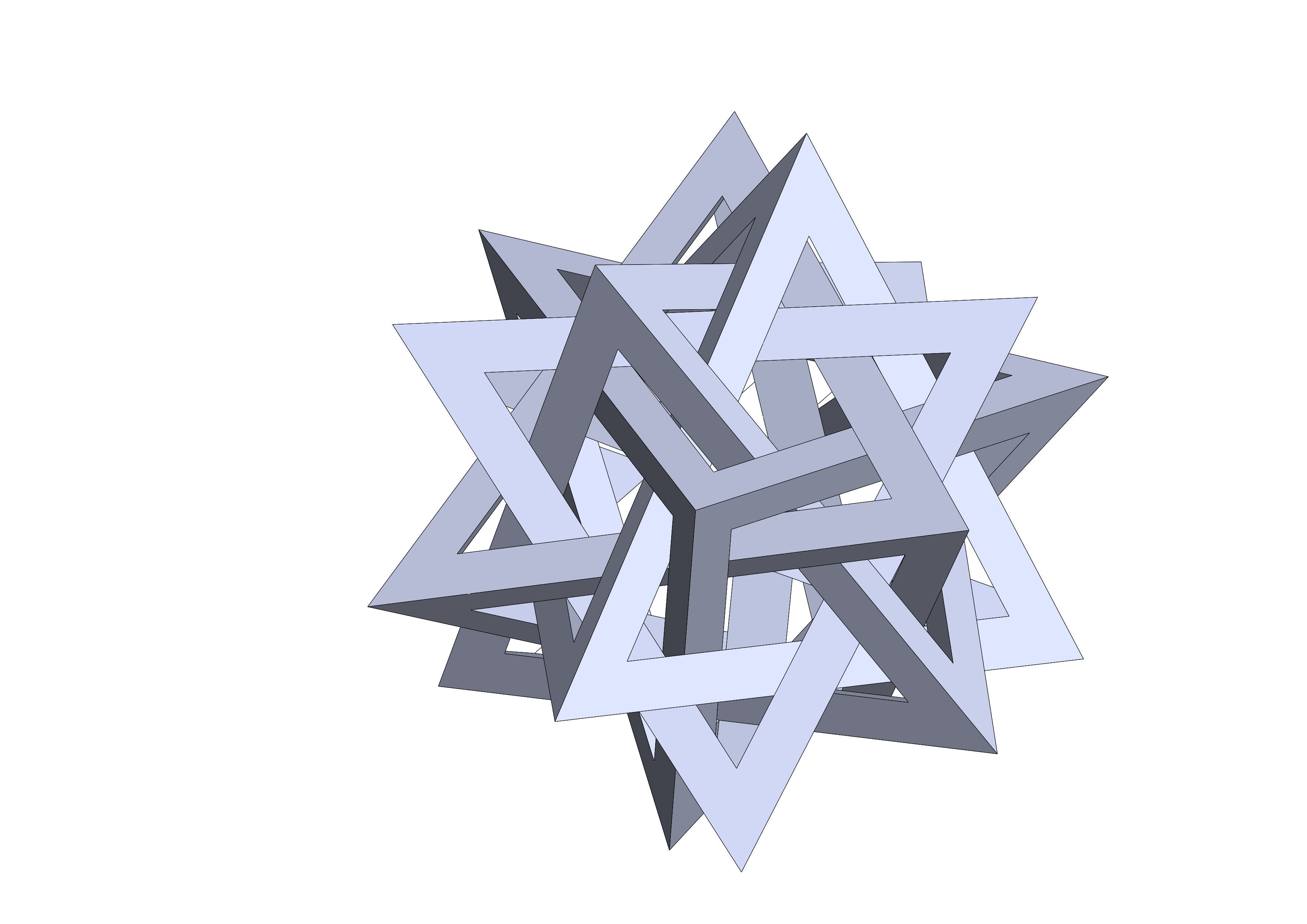 Prickly Dodecahedron 3D model_2