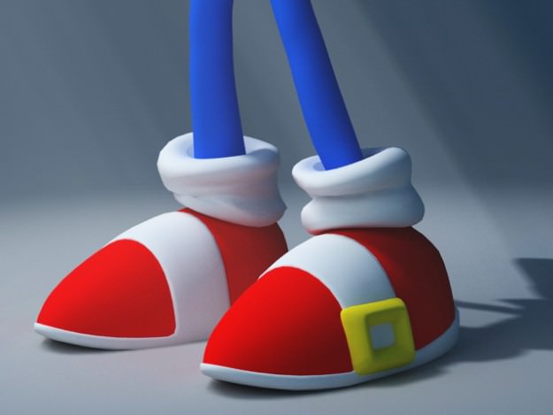 Sonic Knuckles rigged 3D model_5