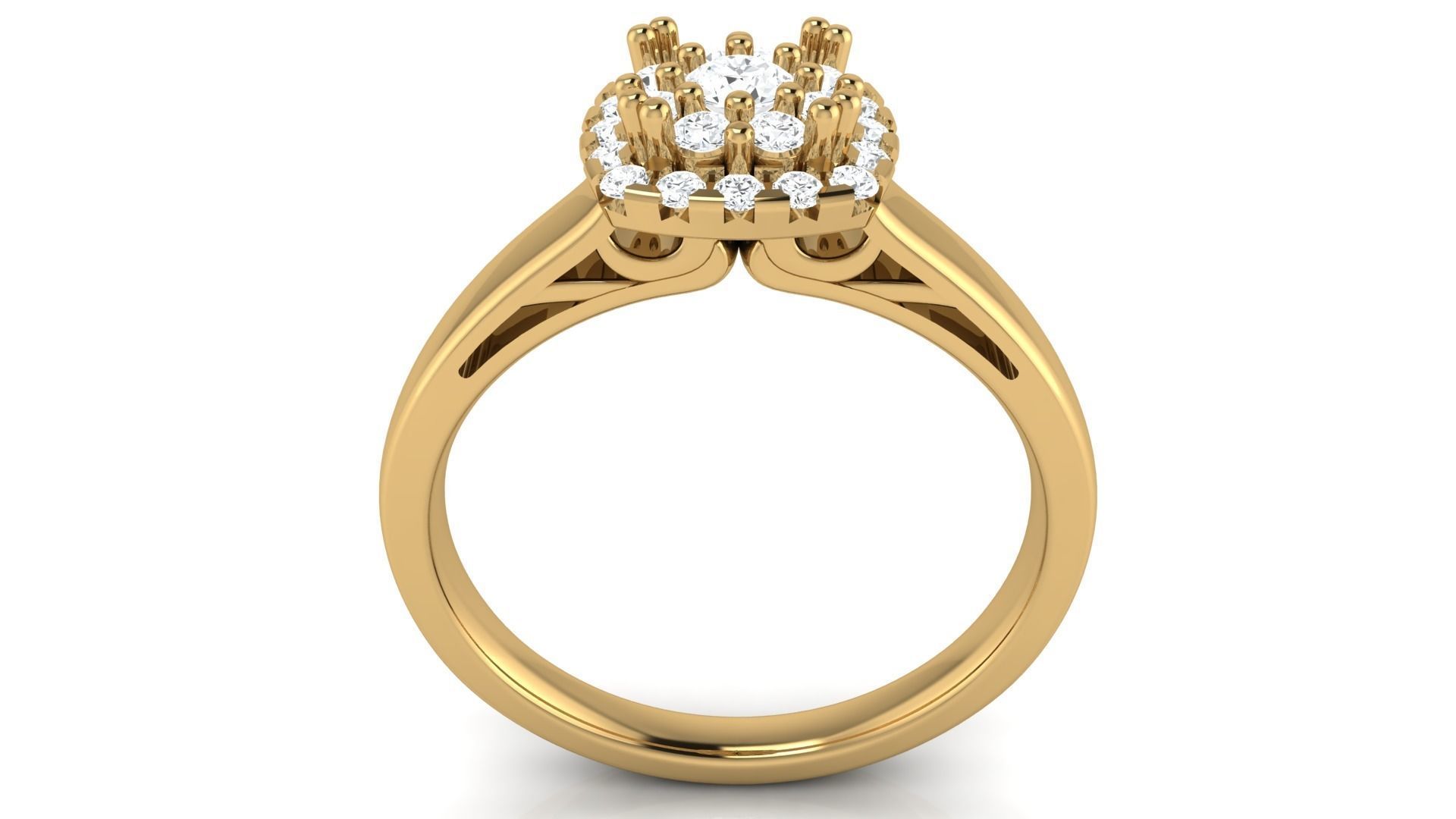 D36063 oval diamond ring gold 3D print model_5