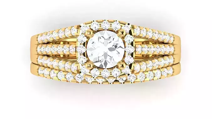 D36015 gold ring with oval cut diamond