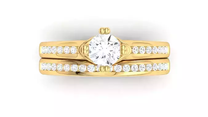 D36012 gold engagement ring with oval cut diamond