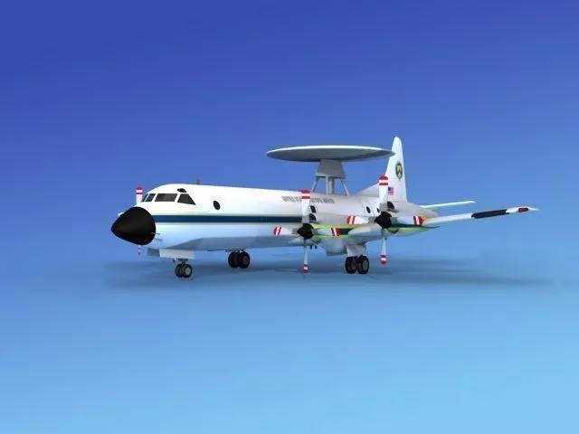 Lockheed P-3 Orion US Customs Hp 3D model