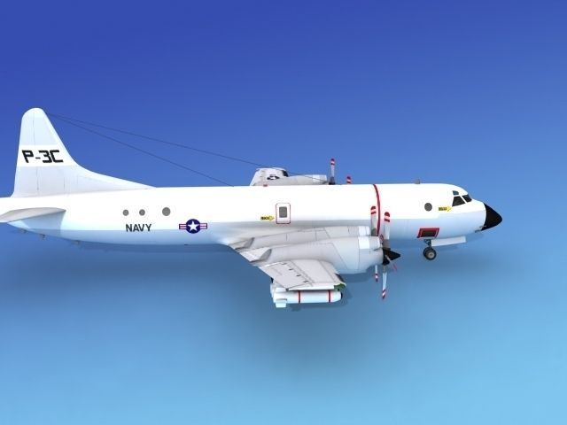 Lockheed P-3 Orion US Navy 1 Hp 3D model_6