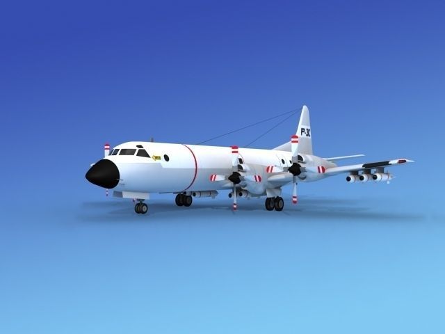 Lockheed P-3 Orion US Navy 1 Hp 3D model_2