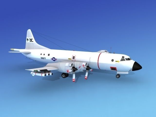 Lockheed P-3 Orion US Navy 1 Hp 3D model_5