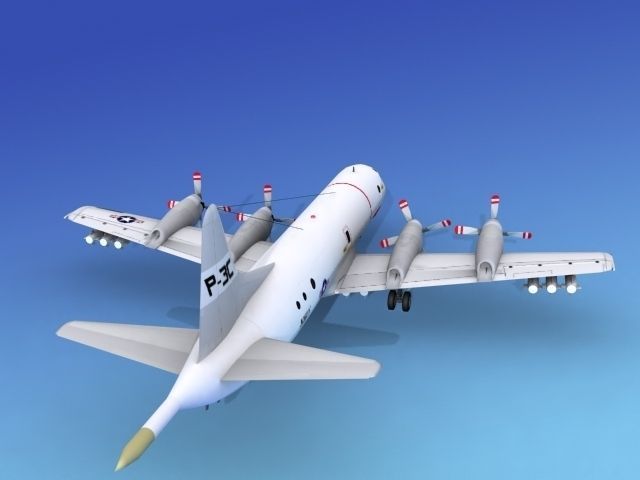 Lockheed P-3 Orion US Navy 1 Hp 3D model_8