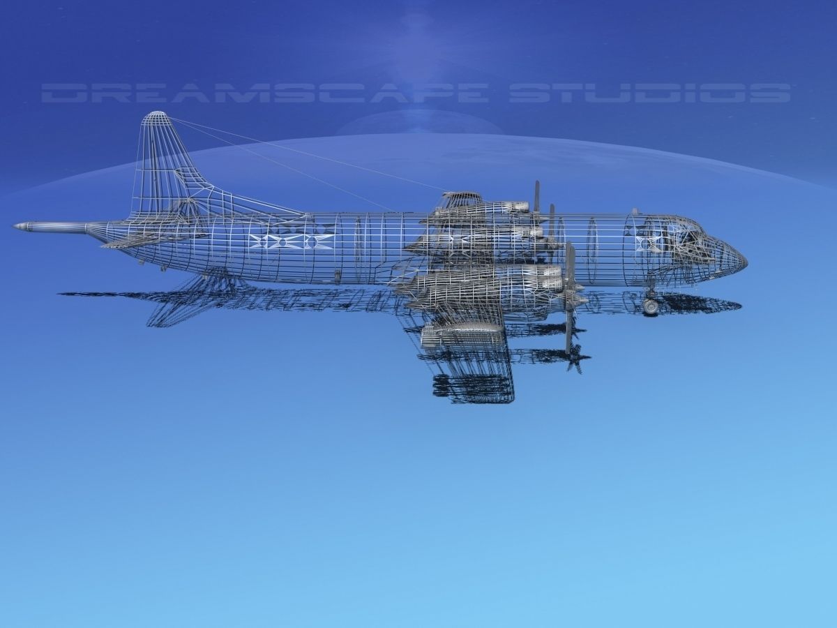 Lockheed P-3 Orion US Navy 1 Hp 3D model_13