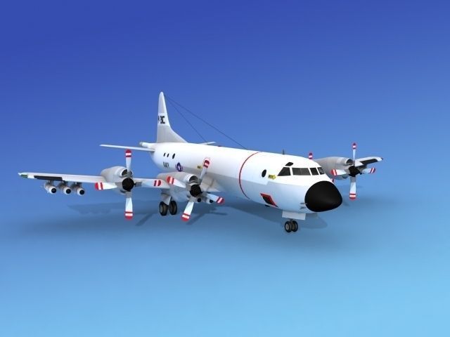 Lockheed P-3 Orion US Navy 1 Hp 3D model_4