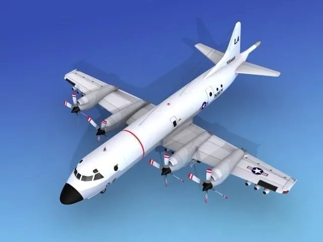 Lockheed P-3 Orion US Navy 2 Hp 3D model