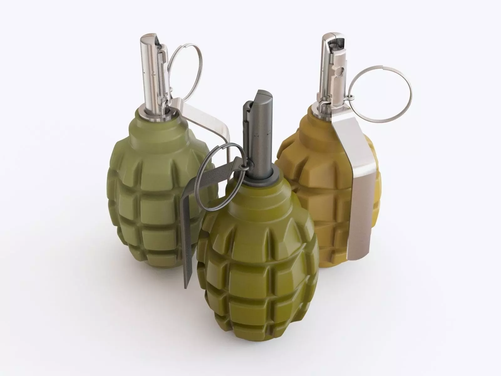 Grenade F1 3D model_0