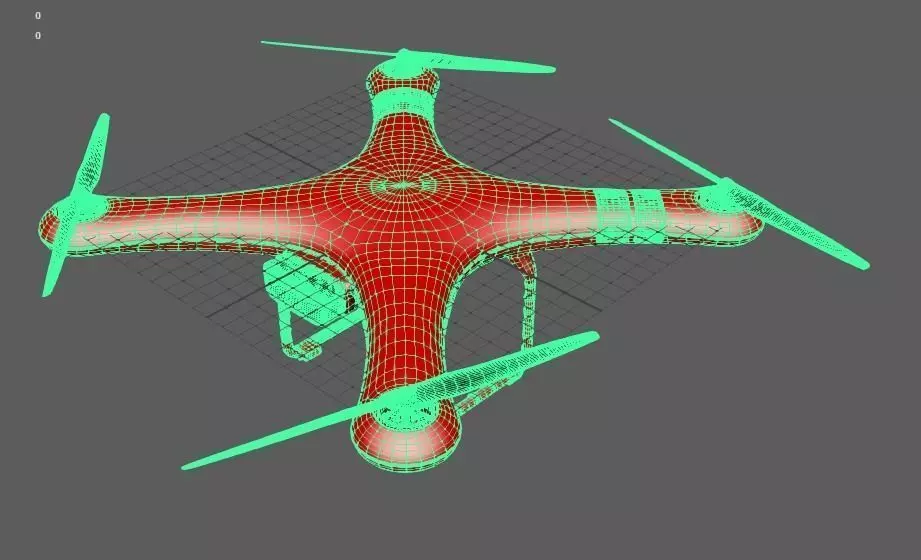 Drone Free 3D model_0