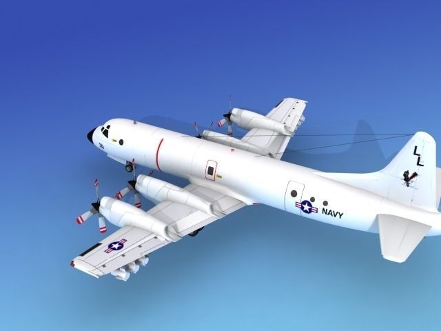 Lockheed P-3 Orion US Navy 5 Hp 3D model_10