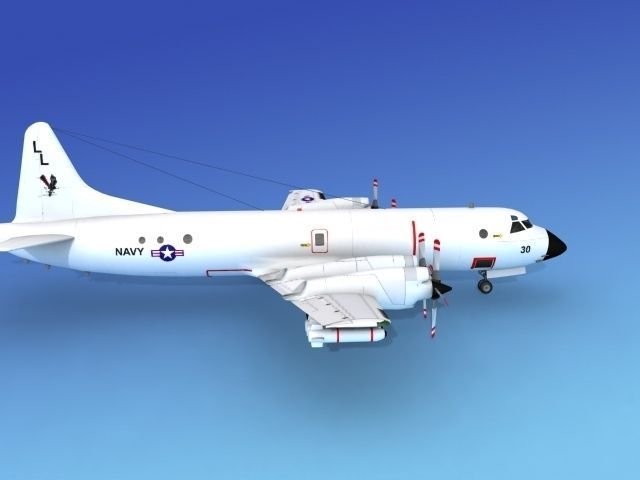 Lockheed P-3 Orion US Navy 5 Hp 3D model_6