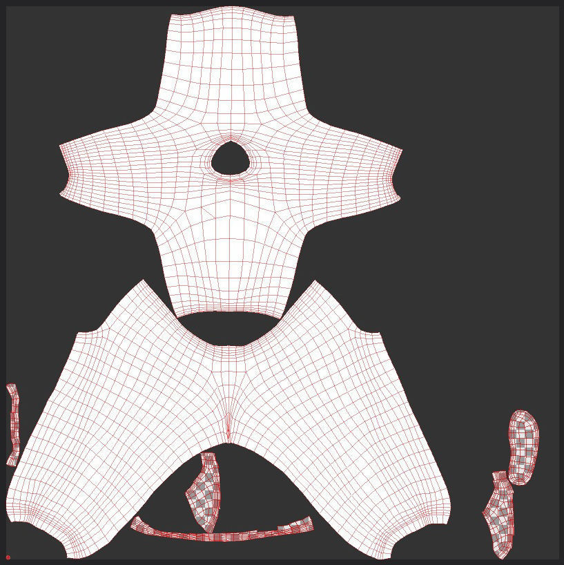 Young Man Low-poly 3D model_16