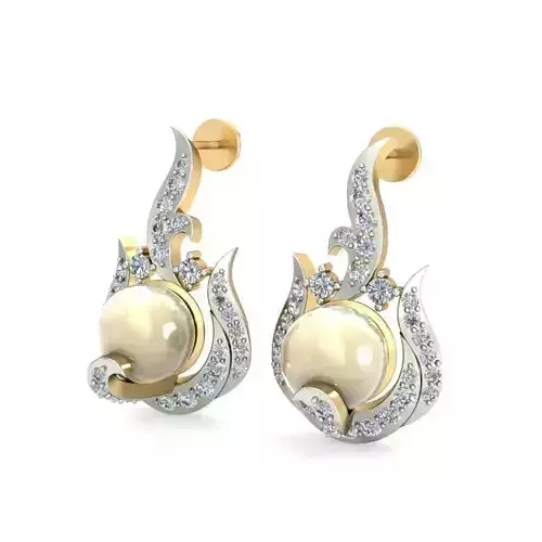 1541a pearl and diamond pendant