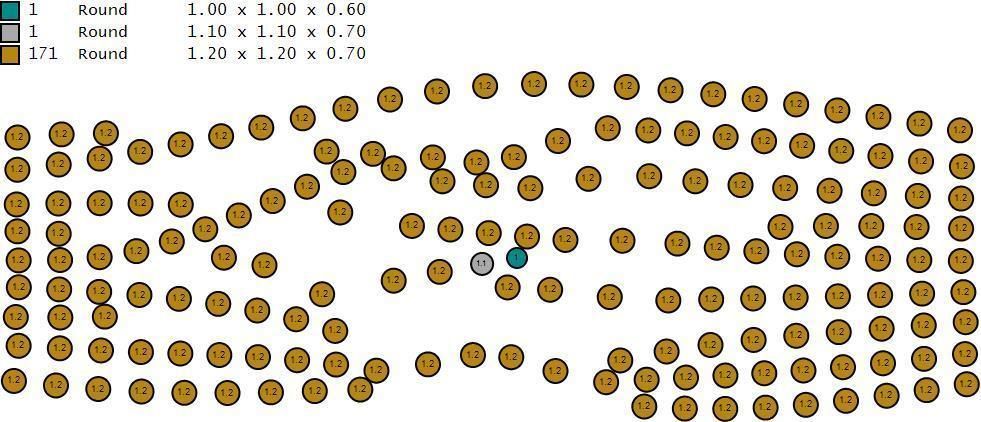 multi rows 2 ton ring 3D print model_4