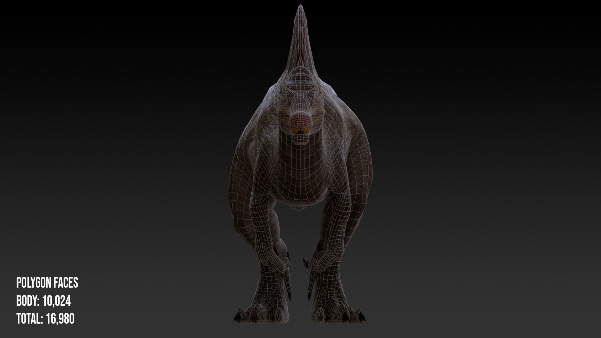 Spinosaurus For your Games or Animations Blender 3D Model  Low-poly 3D model_3