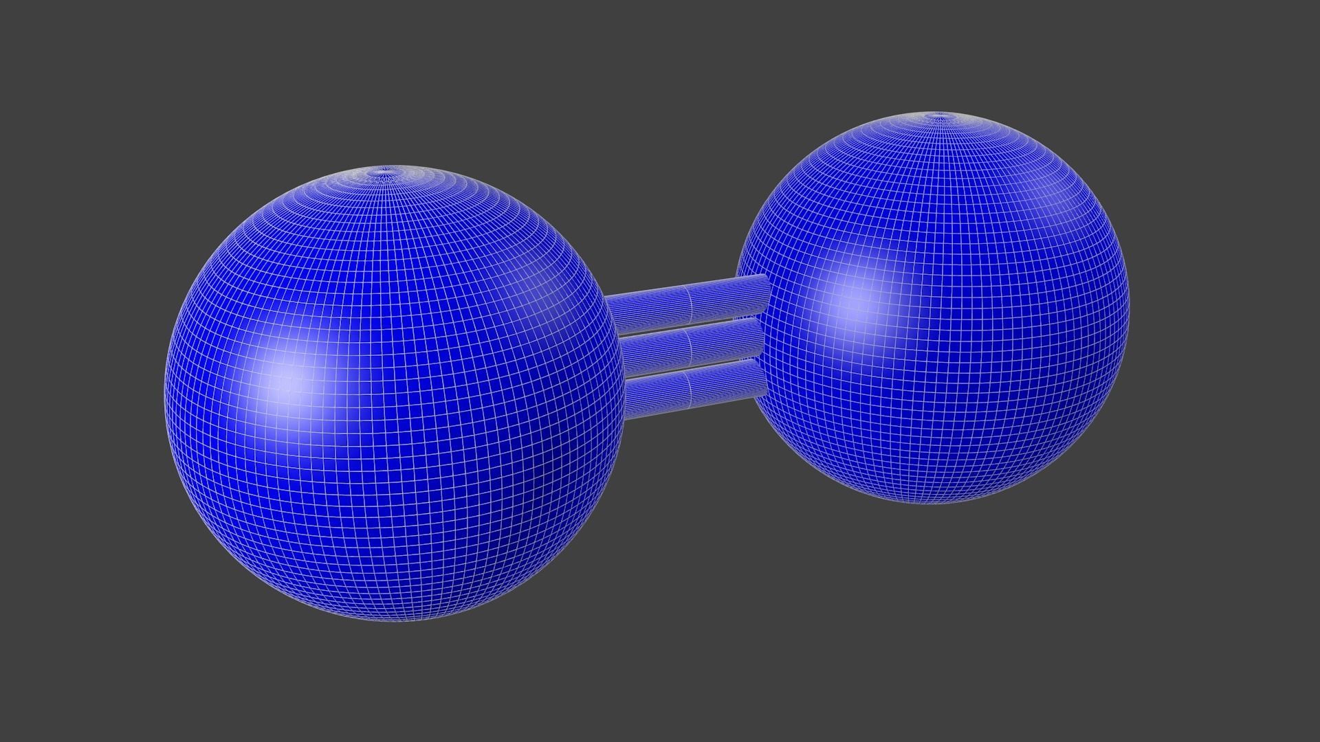 Dinitrogen Molecule - Model 3D model_2