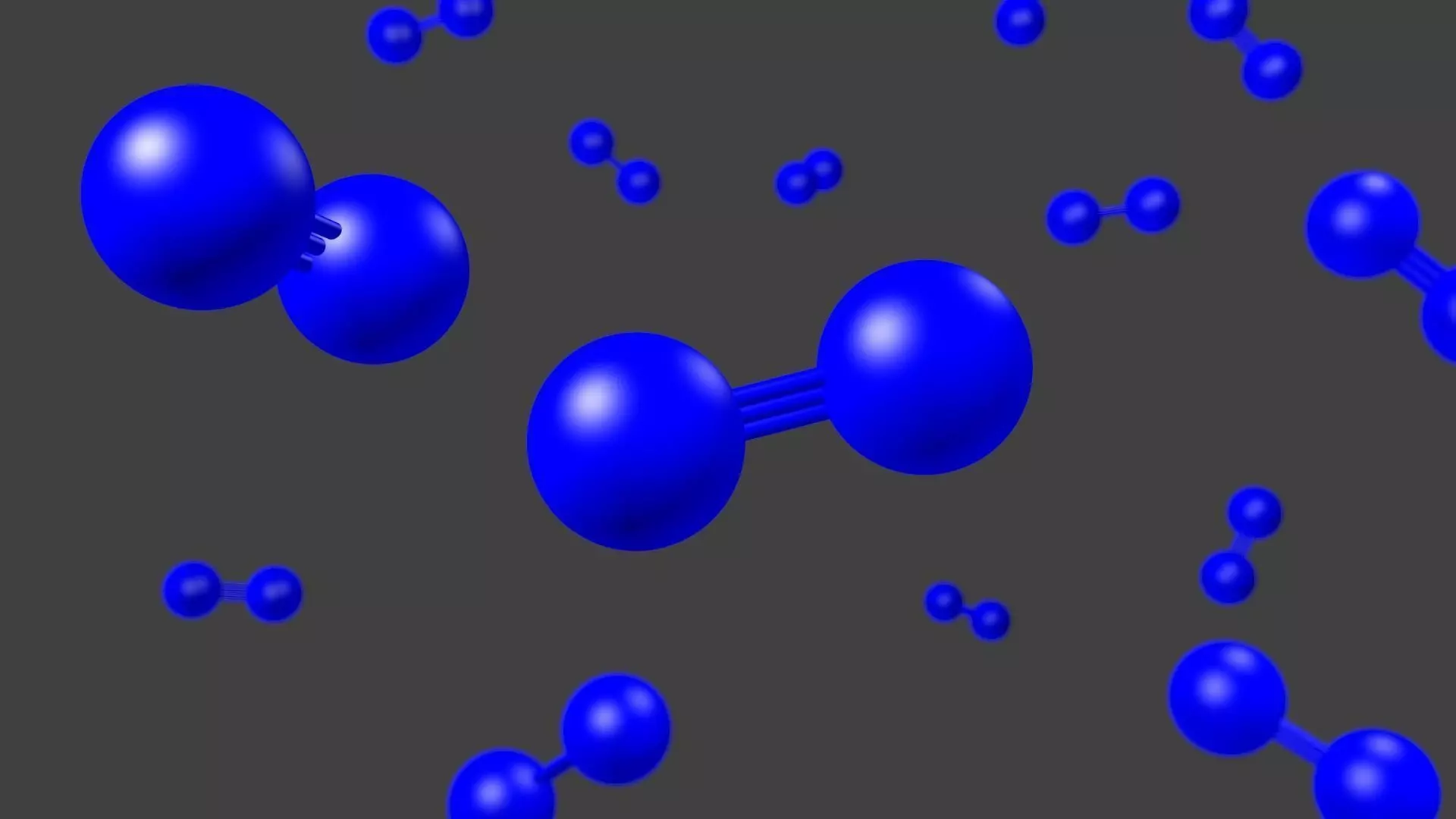 Dinitrogen Molecule - Model 3D model_0