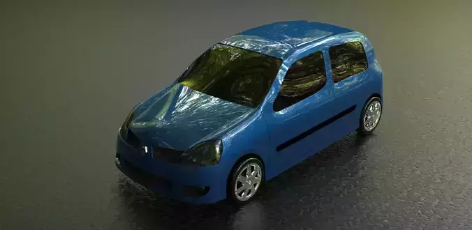 Renault Clio 2003 Free 3D model