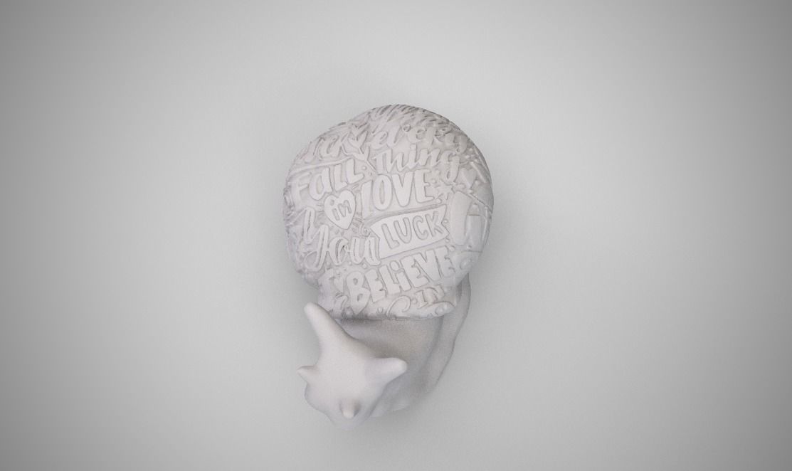 Snail in love 3D print model_3