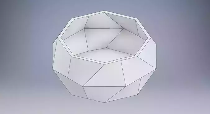 Modern Box 3D print model