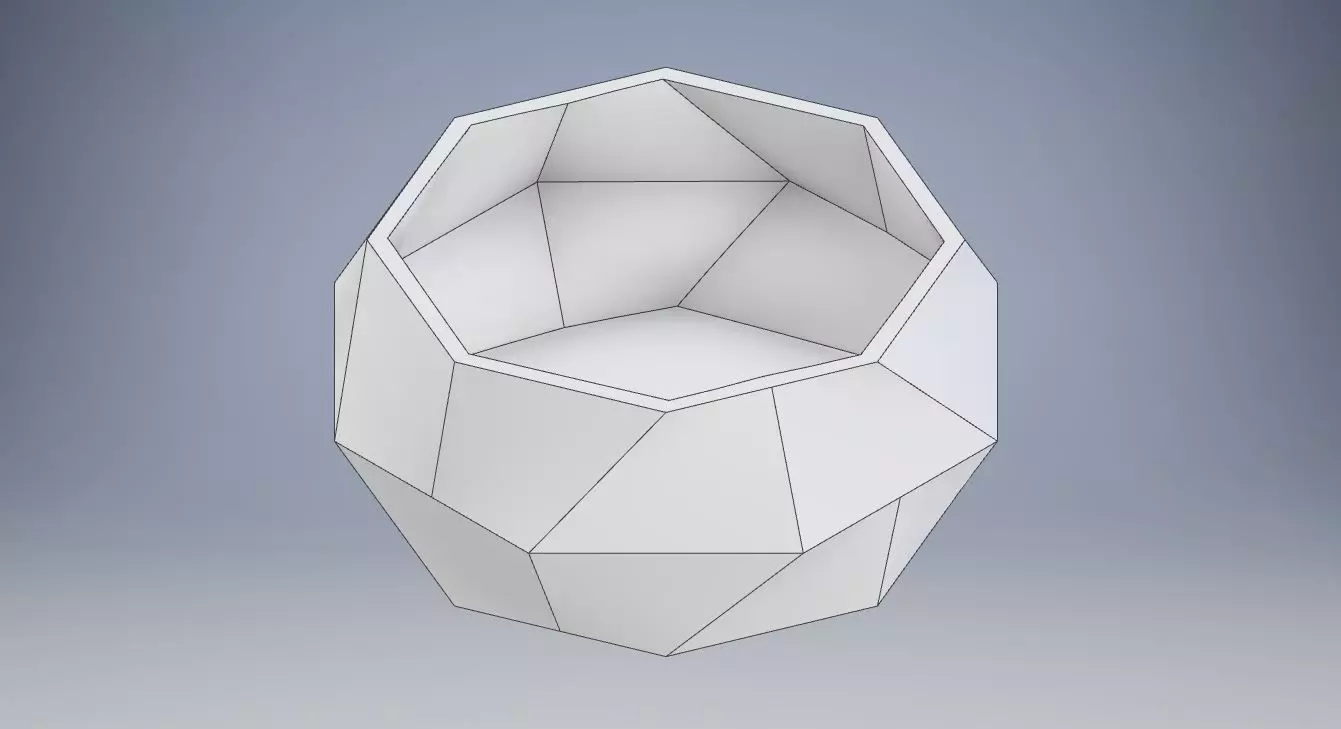 Modern Box 3D print model_0