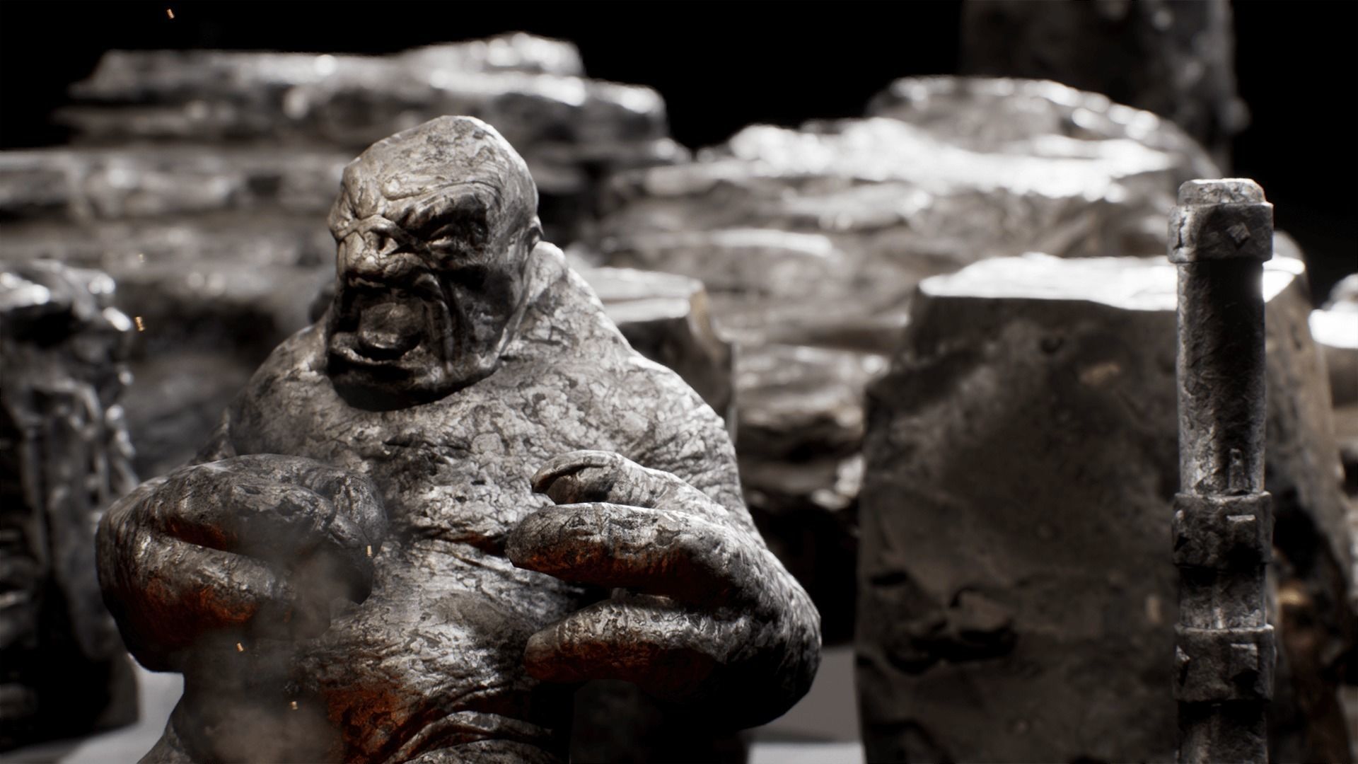 Ancient Cavern Set III - Unreal Engine Asset Pack Low-poly 3D model_14